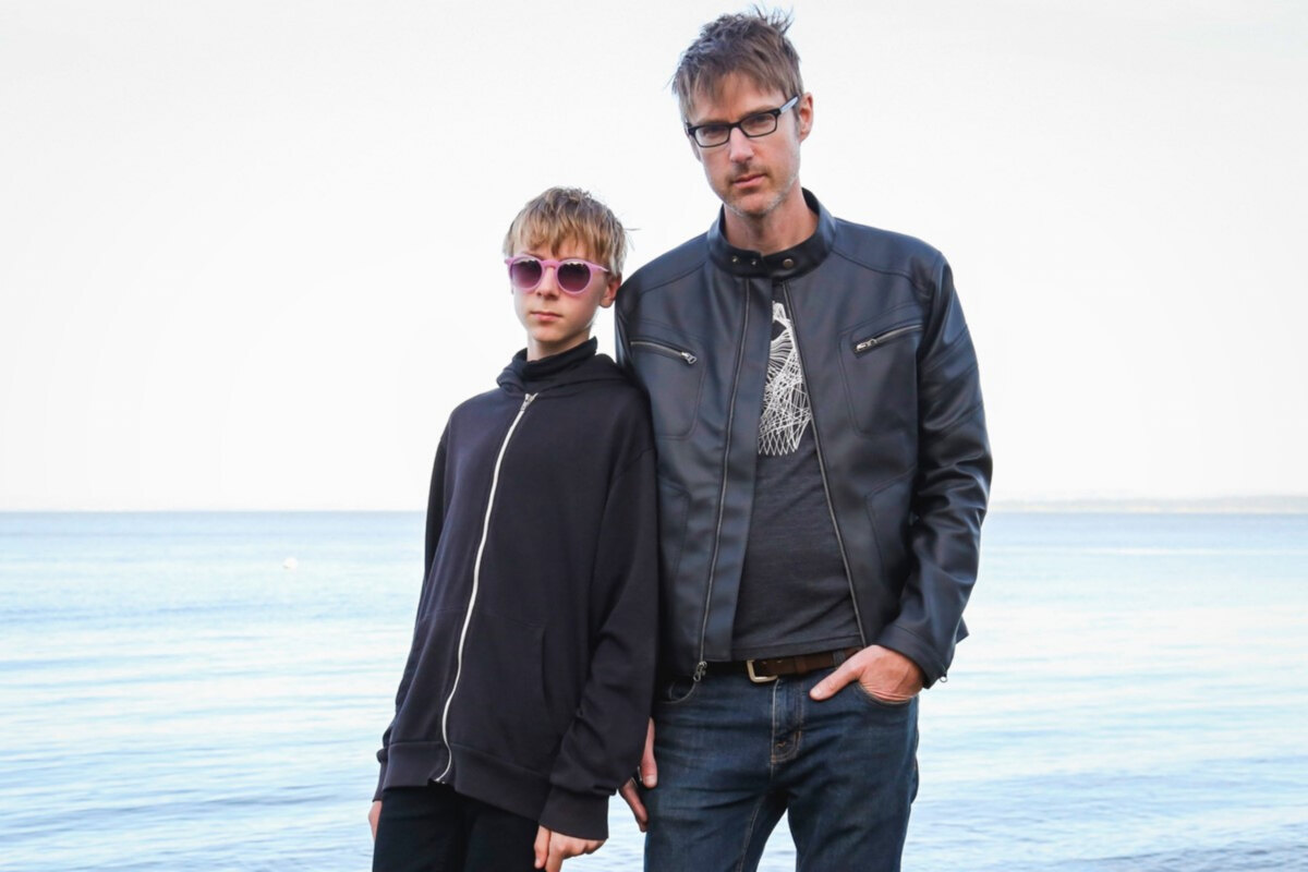 Nyte Skye 'Take Me Up Again' - new wave/dream pop single by US father & son duo | from debut album out 10.01.23 via Sonic Ritual