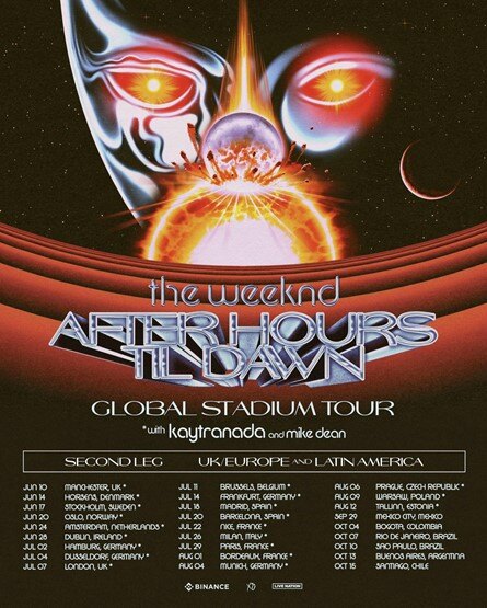 The Weeknd zaterdag 24 juni 2023 naar de Johan Cruijff ArenA