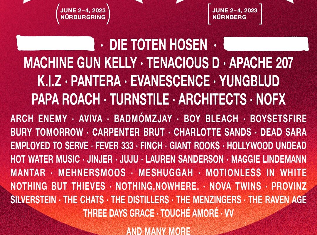 Rock am Ring - Eerste namen