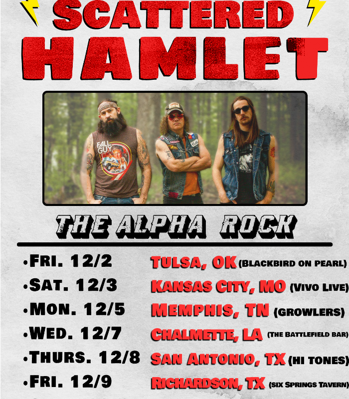 Scattered Hamlet To Embark On Alpha Rock Tour In Support Of Stereo Overthrow