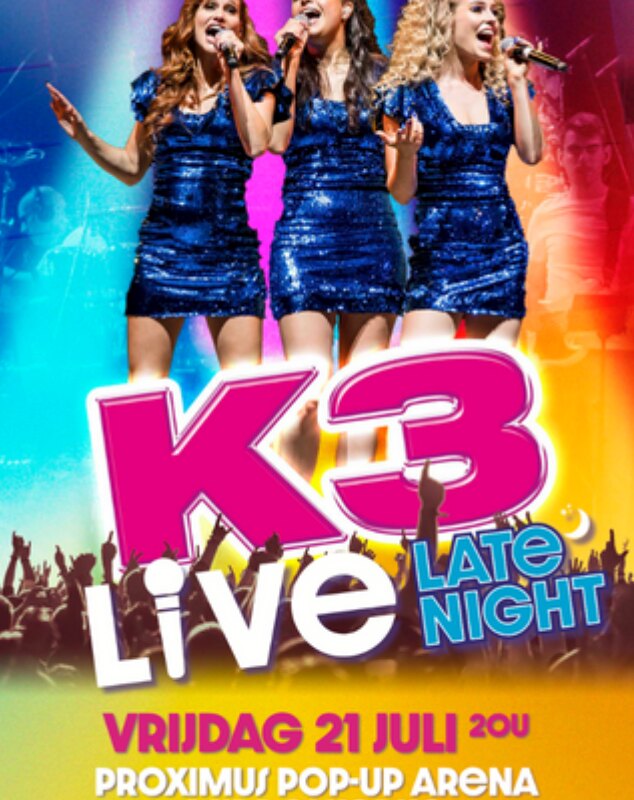 K3 komt met LIVE LATE NIGHT editie naar Middelkerke