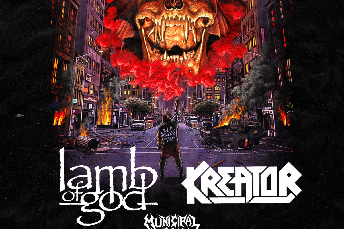Lamb Of God & Kreator Announce Municipal Waste As Support For Their 2023 European Co-Headline Tour