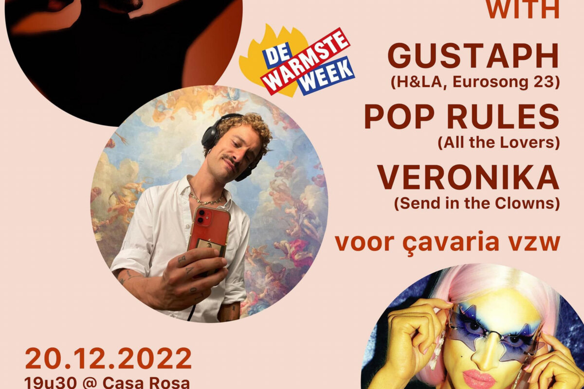 Gustaph geeft een warm feestje ten voordele van De Warmste Week