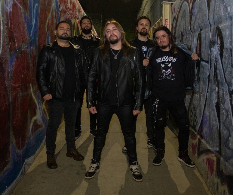Chilean Thrash Metal Outfit HELL'S SATANS Sign with Wormholedeath