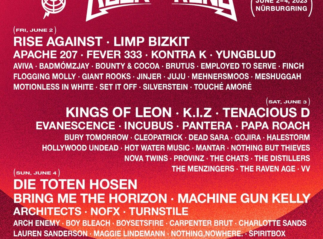 Rock am Ring 2023 - Tweede golf namen