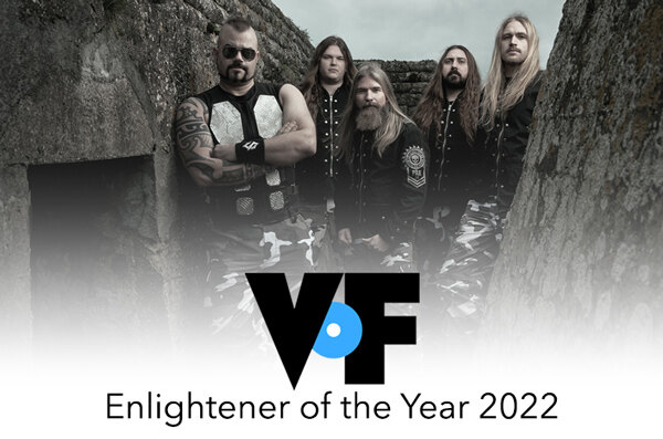 Sabaton receives The Swedish Skeptics Association's "Enlightener Of The Year Award 2022