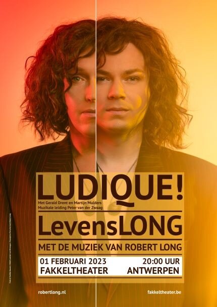 Theaterduo LUDIQUE! brengt met LevensLONG de muziek en tijdloze teksten van Robert Long terug tot leven in het Fakkeltheater.