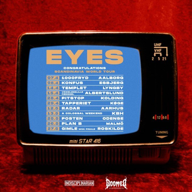 Eyes announces spring tour ahead of 'Congratulations' album release in two weeks