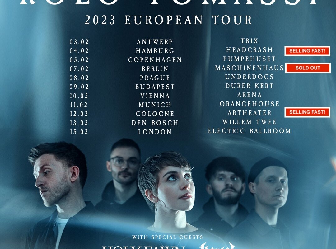 UK metal group Heriot on tour with Rolo Tomassi, Holy Fawn