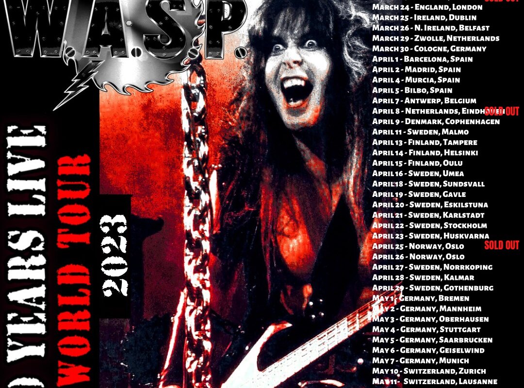 Blackie Lawless Reflects on the W.A.S.P. US Tour and Prepares for Europe with New Dates and VIP Tix