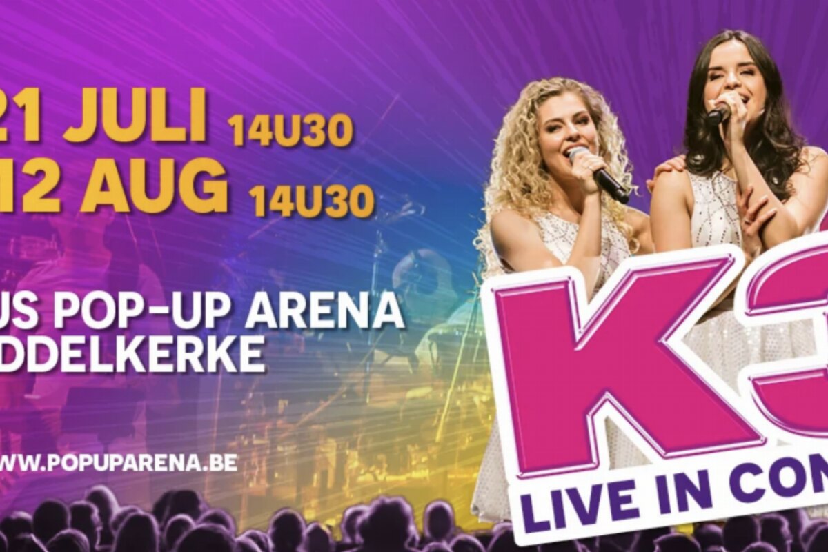 'K3 live in concert' deze zomer opnieuw in Middelkerke!