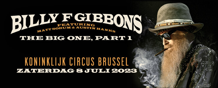 Billy Gibbons komt op 8 juni naar het Koninklijk Circus