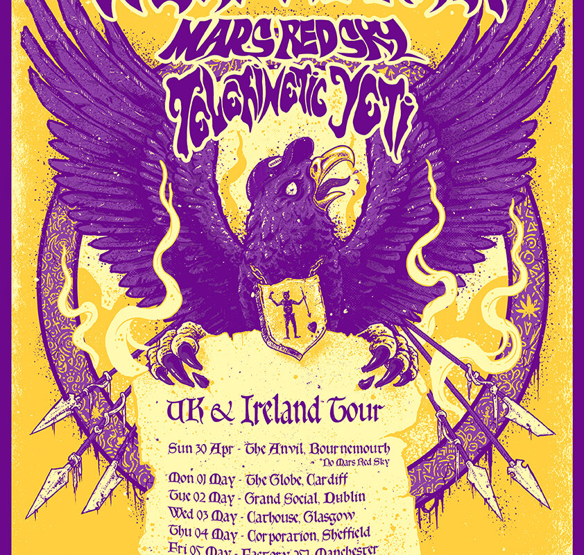 Mars Red Sky to announce new dates across the UK and Ireland with Weedeater and Telekinetic Yeti