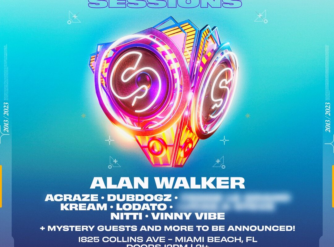 Spinnin' Sessions announces its 10th annual Miami Music Week Party - Alan Walker,  Acraze + more TBA