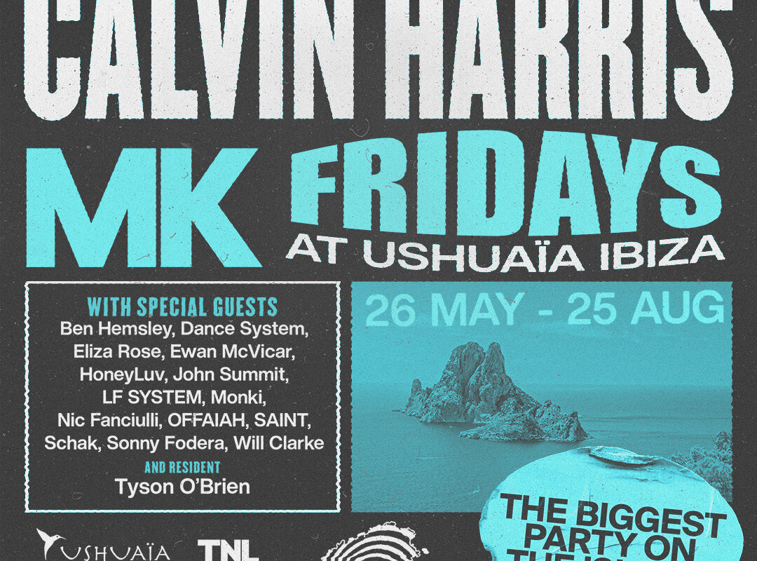 Calvin Harris returns to Ushuaïa Ibiza this summer