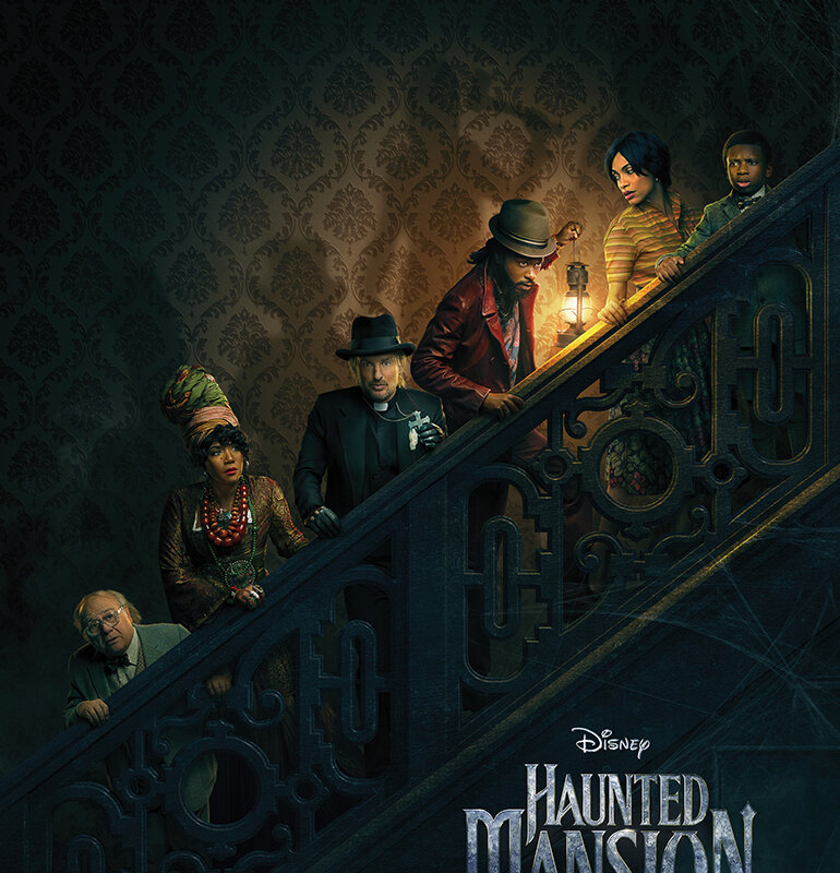 Ontdek nu de trailer en poster voor "Haunted Mansion"
