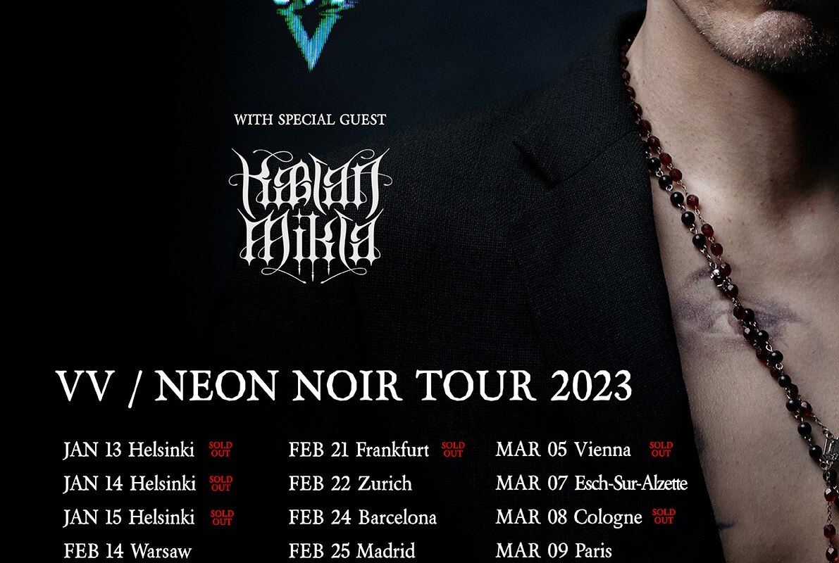 Icelandic synth-punk trio Kælan Mikla supporting Ville Valo