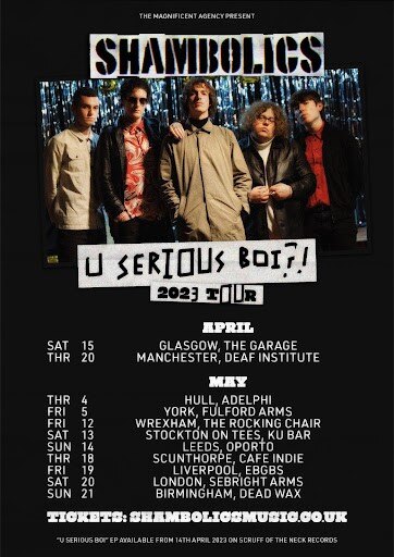 Shambolics Release New Single: "Take It Or Leave It" || + New EP 'U Serious Boi?' Coming 14 April