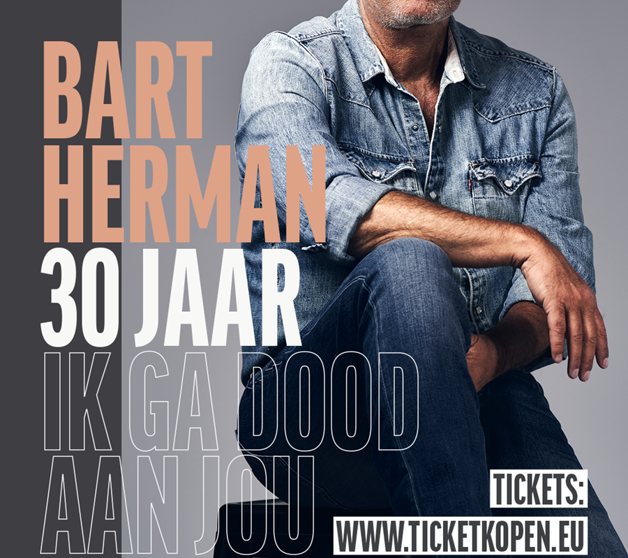 Bart Herman viert 30ste verjaardag van ‘Ik ga dood aan jou’ met uniek concert in Koningin Elisabethzaal
