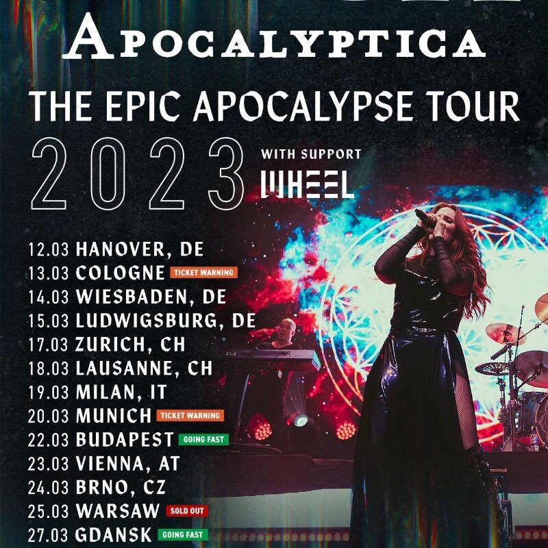 “Rivers” featuring Apocalyptica, In Amsterdam’s AFAS Live show 