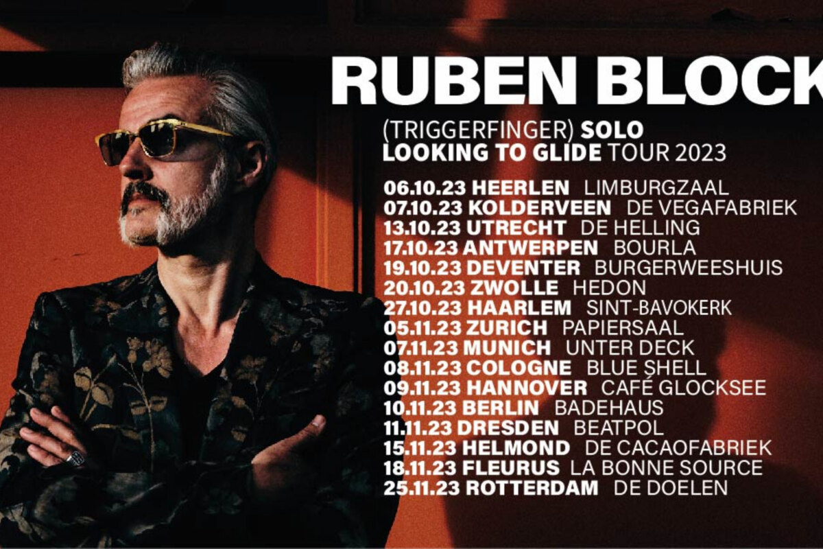 Ruben Block solo met Looking to glide-tour