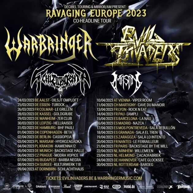 Thrash Metal Frontrunner  Warbringer  Reveal "Unraveling" Music Video + Kick Off European Tour Today