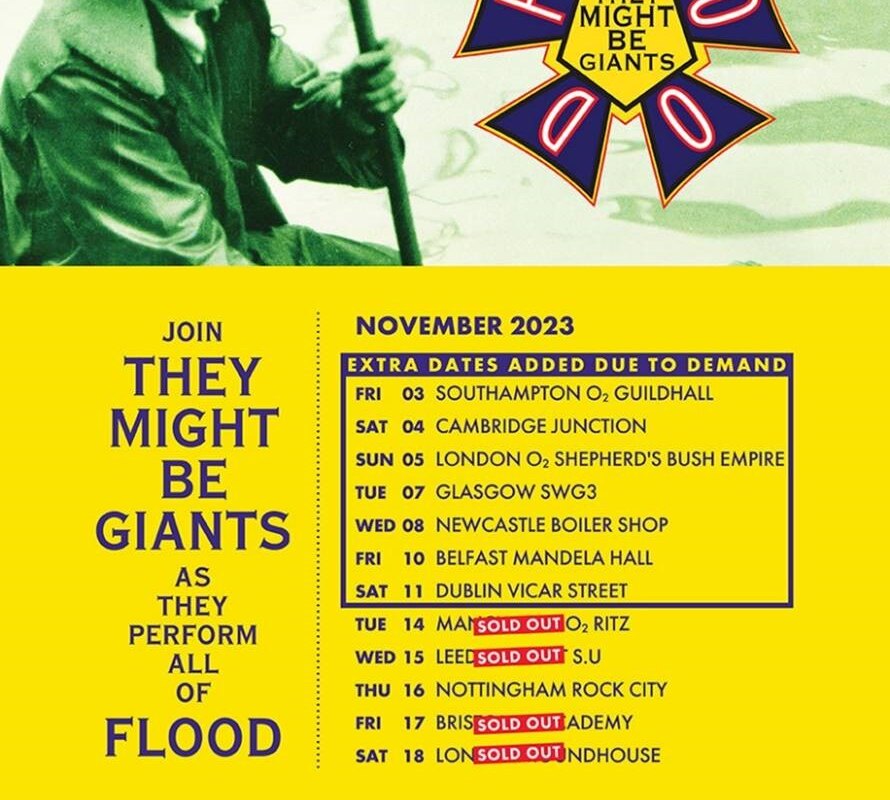 They Might Be Giants  extend UK tour!!!