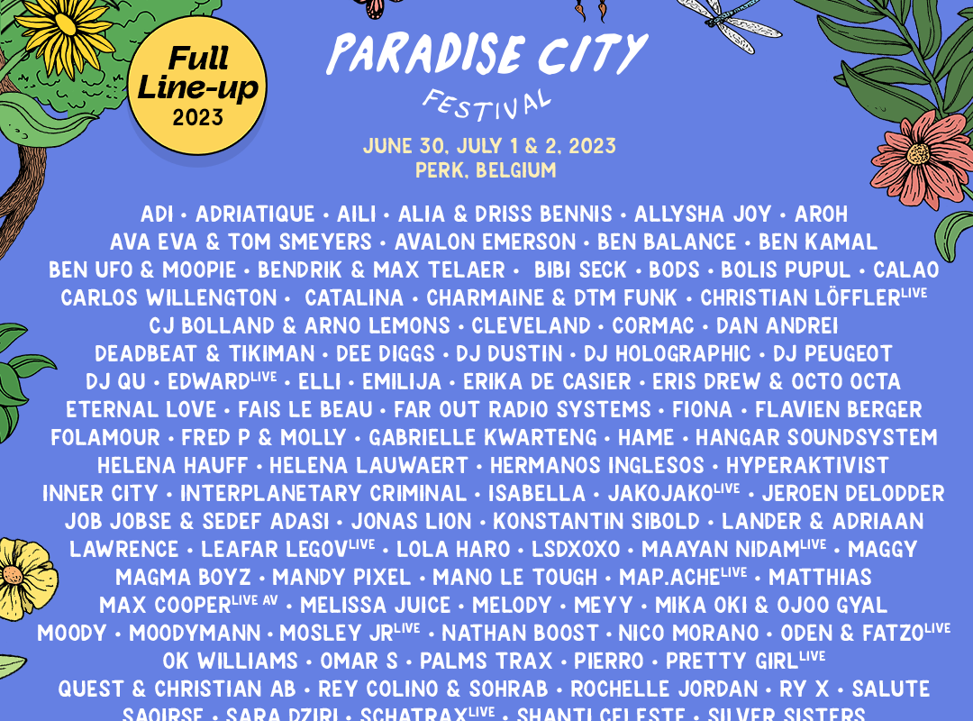 Paradise City Festival, volledige line-up en gloednieuw podium
