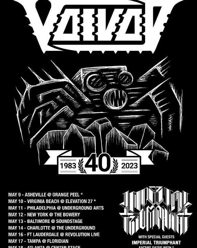 Voivod  Kick Off US Tour Next Week!