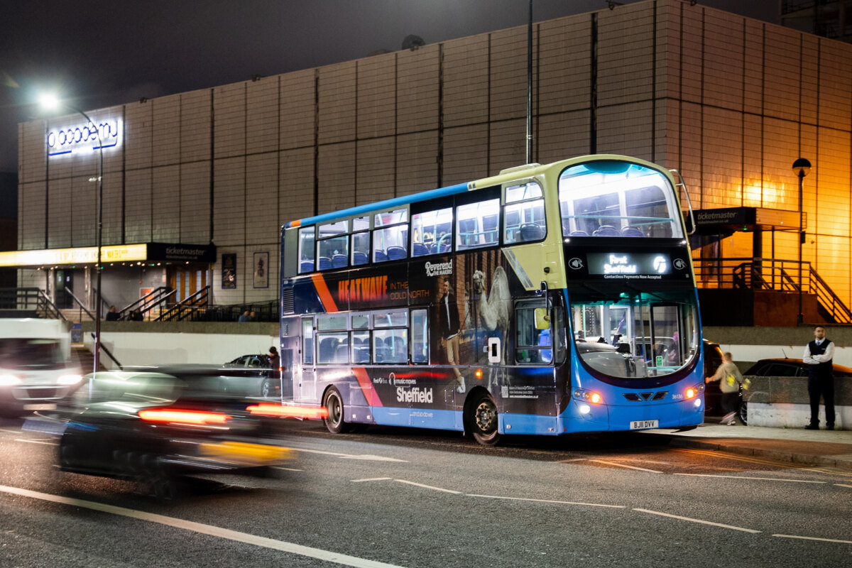 Reverend and the Makers - First Bus launched in Sheffield