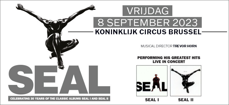Seal: op 8 september 2023 in het Koninklijk Circus in Brussel