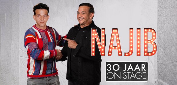 Najib Amhali viert 30 jaar on stage