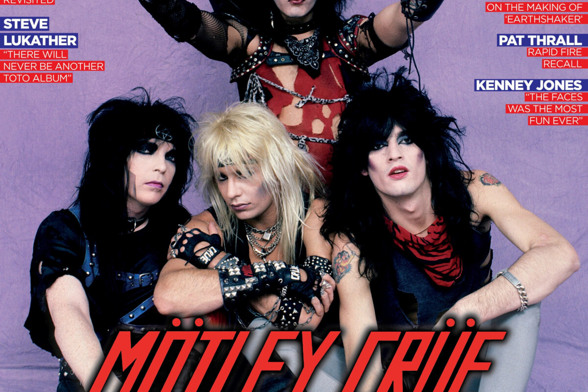 Mötley Crüe feature on the cover of issue 38 of Rock Candy 