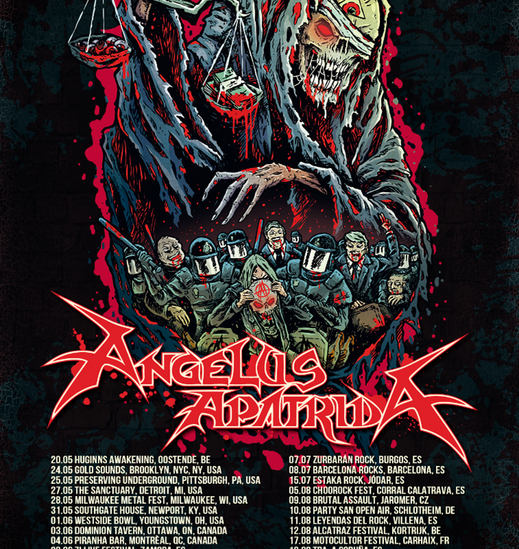 ANGELUS APATRIDA – Wrap Up Recordings For New Studio Album “Aftermath”