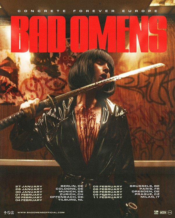 Bad Omens Modern Rock's Most Exciting Phenomenon Announce European Headline Tour For 2024