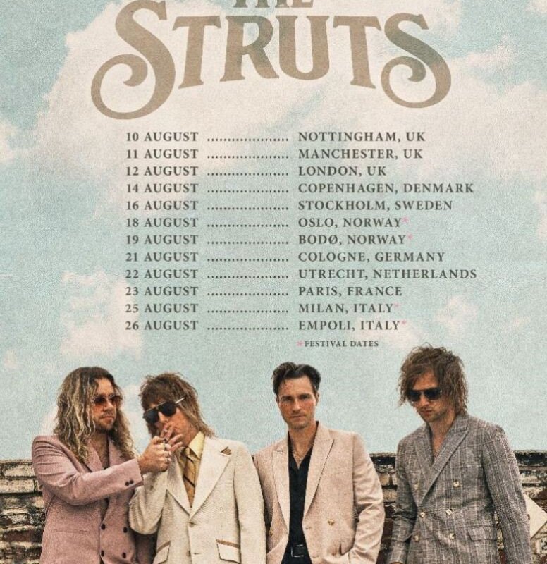 The Struts announce UK & European headline tour
