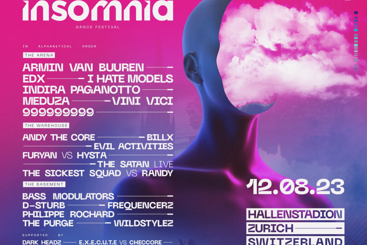 Insomnia Dance Festival Zürich Announces Stacked Lineup for Inaugural Event