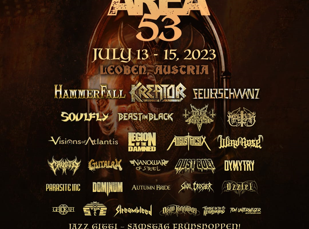 Napalm Records and Napalm Events Join Area 53 Festival - Full Line-Up Released!