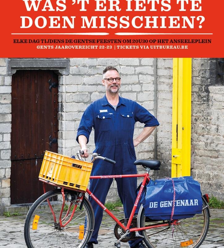 Gentse muzikant en cabaretier Wim Claeys presenteert videoclip 'Locomo' en lanceert tijdens de Gentse Feesten de nieuwe voorstelling 'Was ’t er iets te doen misschien?'.