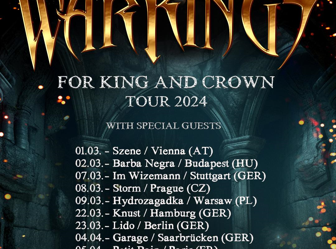 Warkings  Announces First Ever European Headline Tour for 2024!