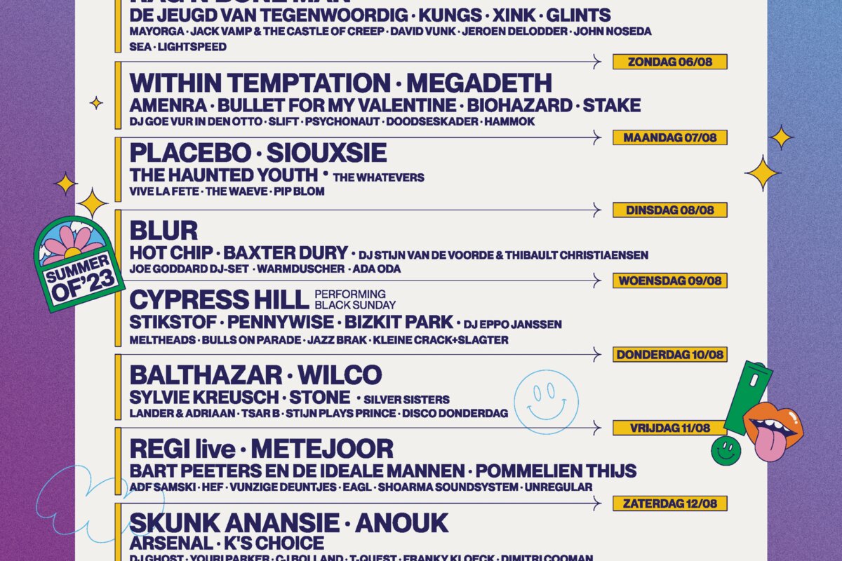 Sylvie Kreusch vervolledigt de Lokerse Feesten 2023 affiche