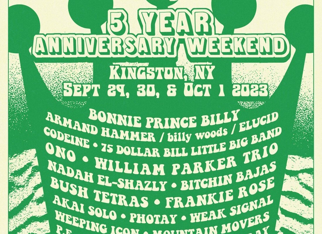 Bonnie Prince Billy, Armand Hammer, William Parker + more to play Tubby's 5 yr Anniversary Fest