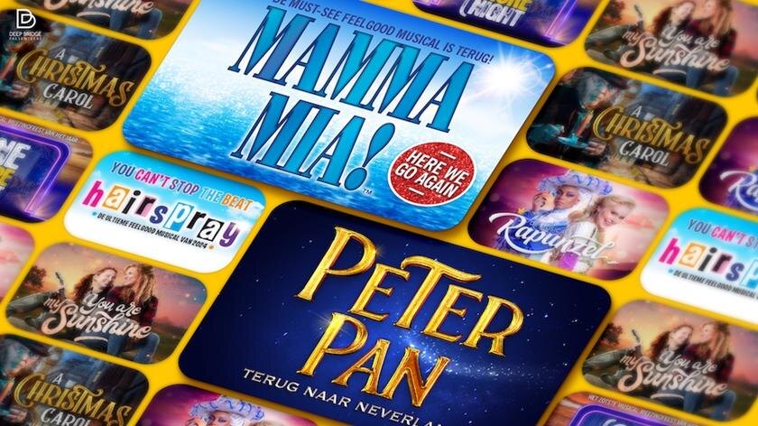 Gloednieuwe familiemusical 'Peter Pan' (eindejaar 2024) en terugkeer 'MAMMA MIA!' (lente 2025)