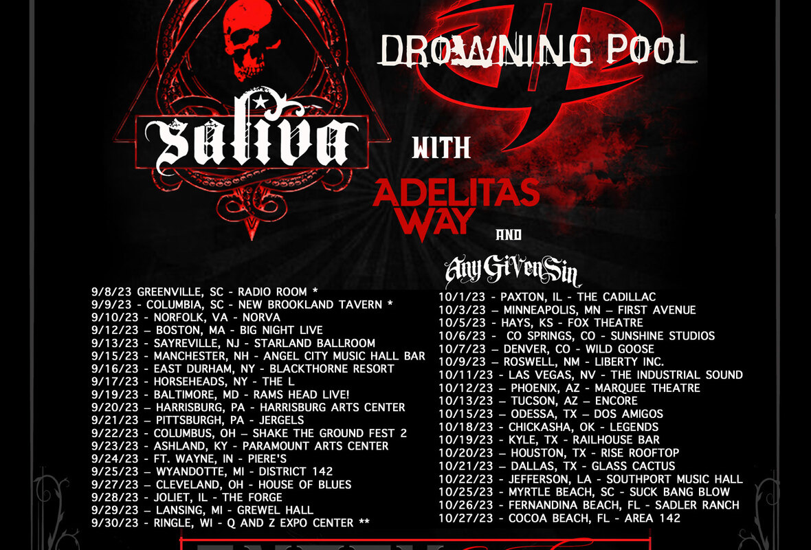 Saliva Releases New Album 'Revelation' on September 8, 2023
