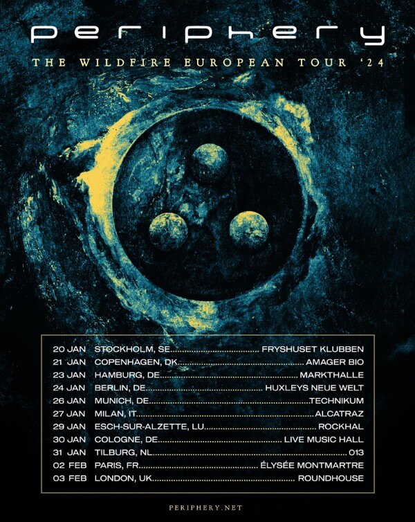 Periphery Trek To Europe For First Tour Since 2019