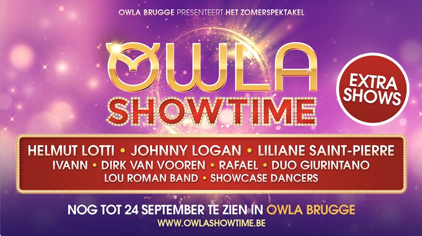 Wegens succes: extra shows zomerspektakel 'Owla Showtime' op 22, 23 en 24 september 2023