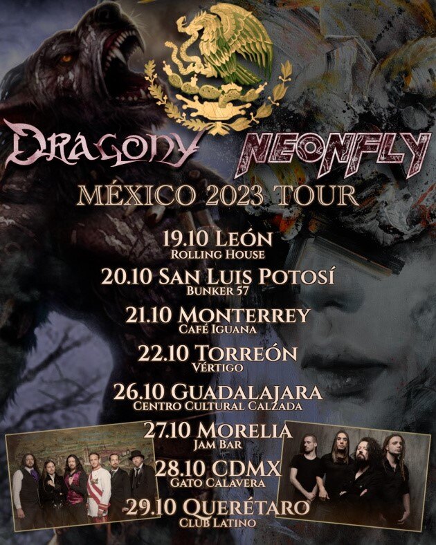 Neonfly and Dragony join forces for headline tour in Mexico!