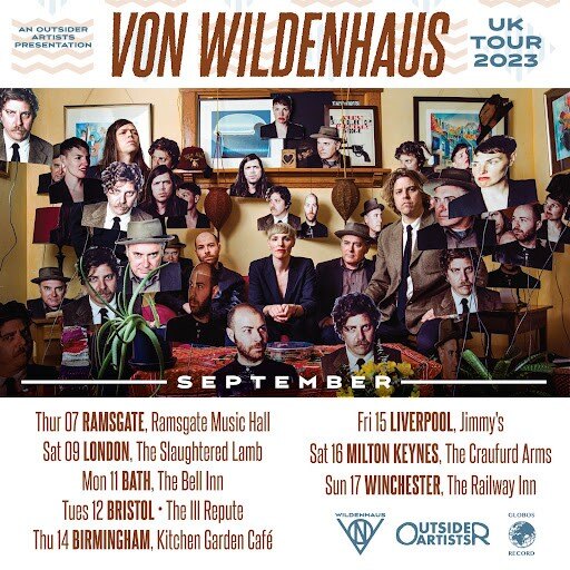Von Wildenhaus - Avant-pop artist releases "Ghost Moon" || + Announces UK Tour this September