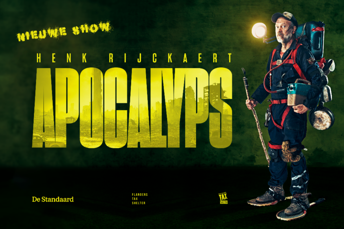Henk Rijckaert gaat in survivalmodus in nieuwe comedy special ‘Apocalyps’