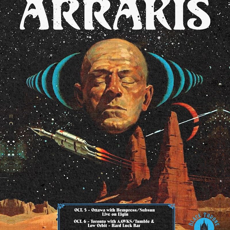 Sons Of Arrakis  Announce Tour Dates For Ontario & Mexico.